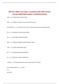 NECI 911 Officer Cert Exam &vert; Questions with 100&percnt; Correct Answers 2025&sol;2026 Update &vert; Verified Solutions
