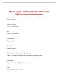 NFSC 303 Exam 2 &vert; Questions with 100&percnt; Correct Answers 2025&sol;2026 Update &vert; Verified solutions