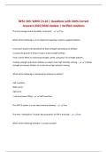 BUNDLE FOR NFSC 303  EXAM  &vert; Questions with CORRECT Answers 2025&sol;2026 UPDATE &vert; Verified Solutions