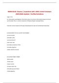 NMNC3210&colon; Trauma &vert; Questions with 100&percnt; Correct Answers 2025&sol;2026 Update &vert; Verified Solutions