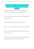 Dynamics of Healthcare Exam Guide with Questions and Correct Answers&sol;Already Grade A&plus;