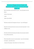 Dynamics Rutgers Exam Guide with Questions and Correct Answers&sol;Already Grade A&plus;