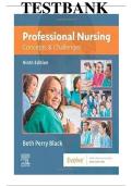 TEST BANK for Professional Nursing Concepts Challenges 9th Edition by Beth Perry Black All Chapter 1-16 Complete