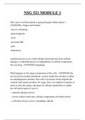 NSG 521 MODULE 1 QUESTIONS AND ANSWERS 2025