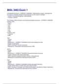 BIOL 2402 Exam 1 Questions With 100&percnt; Correct Answers&period;