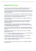 Ashworth Paralegal Questions & Answers Solved 100&percnt; Correct&excl;&excl;