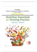 Nutrition Essentials for Nursing Practice Test Bank (9th Edition) by Susan Dudek | 2025/2026 Complete Exam Questions with Verified Answers