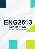 ENG2613 Exam October 2025  - Due 6 October 2025