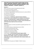 PESTICIDE APPLICATOR CERTIFICATION EXAM ACTUAL EXAM 2 VERSIONS &lpar;VERSION A AND B&rpar; COMPLETE 400 QUESTIONS WITH DETAILED VERIFIED ANSWERS &lpar;100&percnt; CORRECT ANSWERS&rpar; &sol; ALREADY GRADED A&plus;