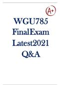 WGU C785 Biochemistry Final Exam Study Guide 2021&colon; Crush Your Exam Prep