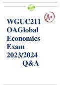 WGU C211 Global Economics OA Exam Study Guide&colon; Dominate Your Assessment