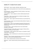 NASM CPT-7 EXAM STUDY GUIDE