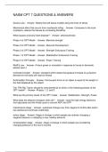 NASM CPT 7 QUESTIONS & ANSWERS