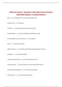PHRA 1413 Exam &vert; Questions with 100&percnt; Correct Answers 2025&sol;2026 Update &vert; Verified Solutions