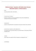 PHRA 1413 Exam &vert; Questions with 100&percnt; Correct Answers 2025&sol;2026 Update &vert; Verified Solutions