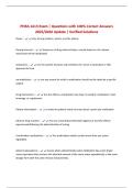 PHRA 1413 Exam &vert; Questions with 100&percnt; Correct Answers 2025&sol;2026 Update &vert; Verified Solutions