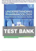 TEST BANK FOR UNDERSTANDING PHARMACOLOGY&colon; ESSENTIALS FOR MEDICATION SAFETY&comma; 3RD EDITION BY WORKMAN & LACHARITY&colon; LATEST UPDATE AND NEWEST 2025&sol;2026 A&plus;