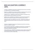 EKN 110 CHAPTER 3 CORRECT 100&percnt; 