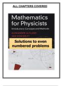 Mathematics for Physicists &ndash; Solutions to Even-Numbered Problems &lpar;2021 Edition&rpar; &ndash; Altland