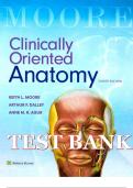 Test Bank for Clinically Oriented Anatomy 8th Edition Moore&comma; Arthur&comma; Anne 