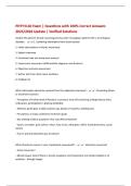 PHTY3140 Exam &vert; Questions with 100&percnt; Correct Answers 2025&sol;2026 Update &vert; Verified Solutions