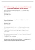 BUNDLE FOR PHTY3140  EXAM  &vert; Questions with CORRECT Answers 2025&sol;2026 UPDATE &vert; Verified Solutions