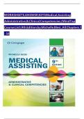 WorkSheet Answer keys for Medical Assisting Administrative & Clinical Competencies &lpar;MindTap Course List&rpar; 9th Edition by Michelle Blesi Chapter 1-58