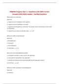 PRM391 Progress Test 1 &vert; Questions with 100&percnt; Correct Answers 2025&sol;2026 Update &vert; Verified Solutions