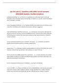 BUNDLE FOR PSY 322 EXAM  &vert; Questions with CORRECT Answers 2025&sol;2026 UPDATE &vert; Verified Solutions