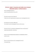 BUNDLE FOR PSY 322 EXAM  &vert; Questions with CORRECT Answers 2025&sol;2026 UPDATE &vert; Verified Solutions