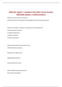 RXRS 407- Week 5 &vert; Questions with 100&percnt; Correct Answers 2025&sol;2026 Update &vert; Verified Solutions