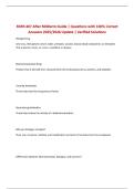 RXRS 407 After Midterm Guide &vert; Questions with 100&percnt; Correct Answers 2025&sol;2026 Update &vert; Verified Solutions
