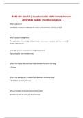 BUNDLE FOR RXRS 407 EXAM  &vert; Questions with CORRECT Answers 2025&sol;2026 UPDATE &vert; Verified Solutions