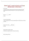 RXRS-407&colon; Week 3 &vert; Questions with 100&percnt; Correct Answers 2025&sol;2026 Update &vert; Verified Solutions