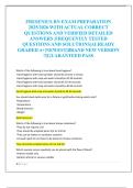 FRESENIUS RN EXAM PREPARATION  2025&sol;2026 WITH ACTUAL CORRECT  QUESTIONS AND VERIFIED DETAILED  ANSWERS &vert;FREQUENTLY TESTED  QUESTIONS AND SOLUTIONS&vert;ALREADY  GRADED A&plus;&vert;NEWEST&vert;BRAND NEW VERSION  &excl;&excl;&vert;GUARANTEED PASS
