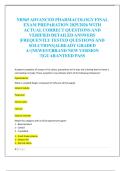 NR565 ADVANCED PHARMACOLOGY FINAL  EXAM PREPARATION 2025&sol;2026 WITH  ACTUAL CORRECT QUESTIONS AND  VERIFIED DETAILED ANSWERS  &vert;FREQUENTLY TESTED QUESTIONS AND  SOLUTIONS&vert;ALREADY GRADED  A&plus;&vert;NEWEST&vert;BRAND NEW VERSION  &excl;&excl;&vert;GUARANTEED PASS