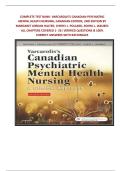 COMPLETE TEST BANK- VARCAROLIS'S CANADIAN PSYCHIATRIC MENTAL HEALTH NURSING&comma; CANADIAN EDITION&comma; 2ND EDITION BY MARGARET JORDAN HALTER&comma; CHERYL L&period; POLLARD&comma; SONYA L&period; JAKUBEC ALL CHAPTERS COVERED 1- 35&vert; VERIFIED QUESTIONS & 100&percnt; CORRECT ANSWERS WITH RAT