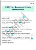 RHCSA Exam Questions with Detailed  Verified Answers
