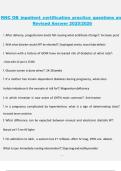 RNC-OB Inpatient Certification &ndash; Practice Questions and Revised Answers &lpar;2025&sol;2026 Edition&rpar;