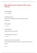 BIOL 2200 Exam -1 Questions With Correct Answers