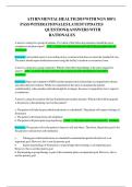ATI RN MENTAL HEALTH 2019 WITH NGN QUESTIONS & ANSWERS WITH RATIONALES &lpar;100&percnt; GUARANTEED PASS & A&plus; GRADED&rpar;