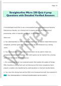Straighterline Micro 250 Quiz 6 prep  Questions with Detailed Verified Answers 
