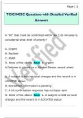 TCIC&sol;NCIC Questions with Detailed Verified  Answers