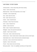 HAP EXAM 1 STUDY GUIDE