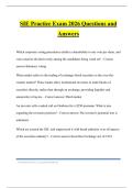 SIE Practice Exam 2026 Questions and Answers