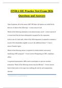 FINRA SIE Practice Test Exam 2026 Questions and Answers