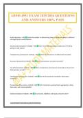 ADMS 4551 EXAM 2025&sol;2026 QUESTIONS AND ANSWERS 100&percnt; PASS
