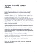 SHRM-CP Exam with Accurate Solutions