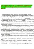 Final Exam Prep &ndash; PSYC 140 Lifespan Development- Freud&comma; Erikson&comma; Piaget&comma; Bronfenbrenner&comma; Nature vs&period; Nurture&period;pdf
