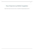 Essay Perspectieven op Publieke Vraagstukken &lpar;USG1080&rpar; 